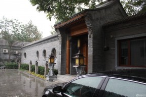 现代四合院别墅
