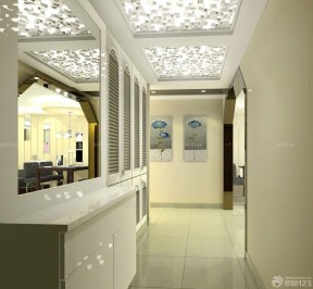 小户型客厅过道吊顶 艺术吊顶