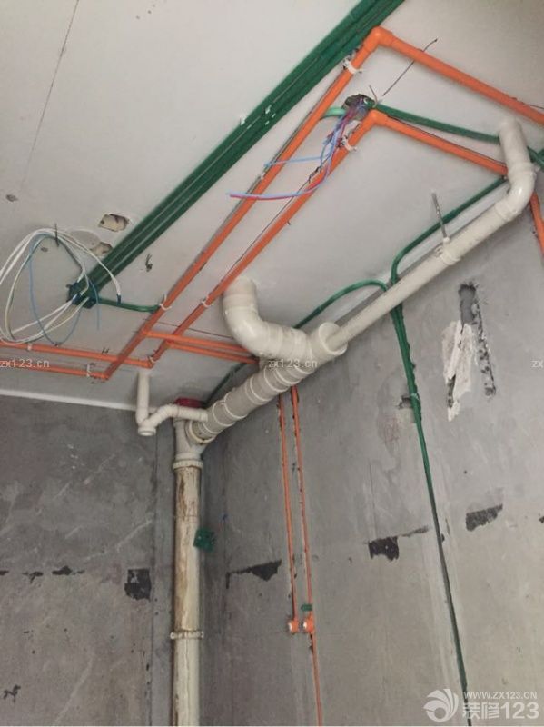 我们家已经做好的水电。