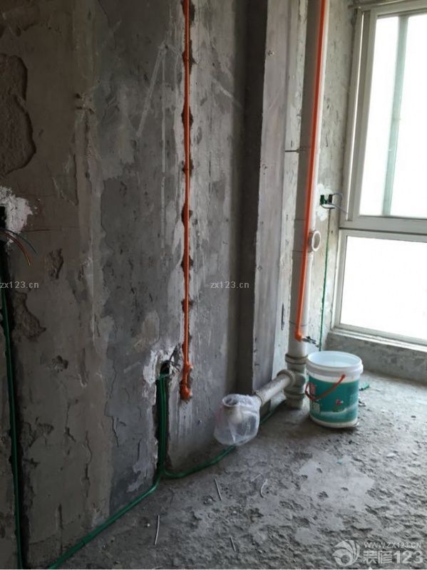 我们家已经做好的水电。