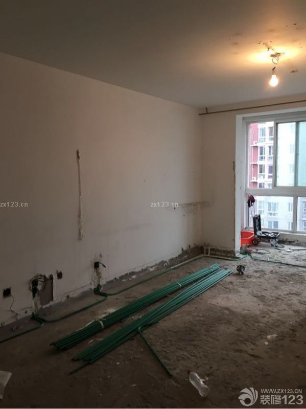 我们家已经做好的水电。