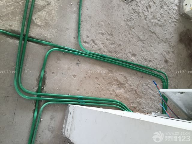 我们家已经做好的水电。