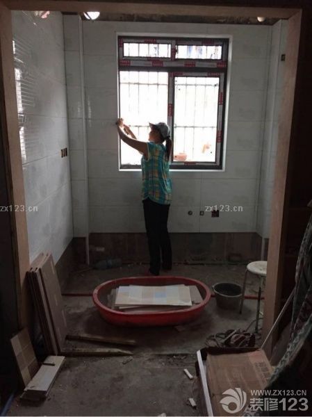 木工即将完成，瓷砖也快好了～么么哒～