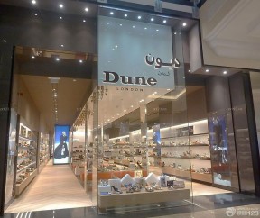 个性鞋店装修效果图 店面形象墙效果图