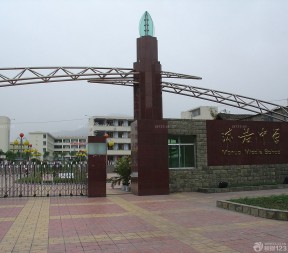 学校大门图片设计