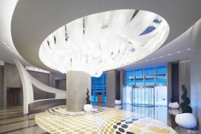 商场走廊吊顶装修效果图 圆形吊顶