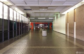商场走廊吊顶装修效果图 吊顶铝扣板