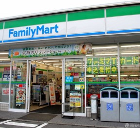 便利店装修设计 便利店门头装修效果图