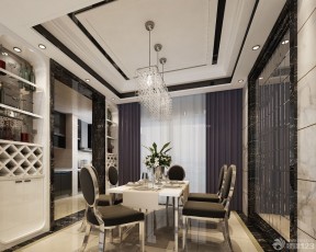 魔块背景墙 家居餐厅装修效果图