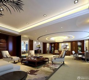 董事长办公室效果图 吊顶设计