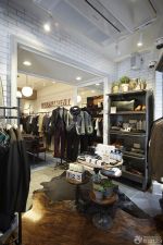 小型男士服装店室内装修图 