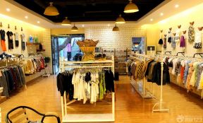 童装店面室内衣架设计效果图片 