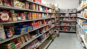 食品店面装修效果图 货架图片