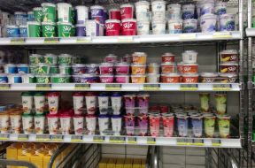 食品店面装修效果图 货架图片