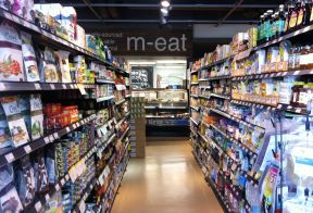 食品店装修效果图 