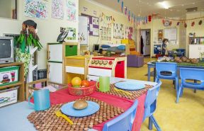 北京学校幼儿园书桌装修效果图