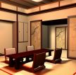 日式办公室装修室内装饰设计效果图