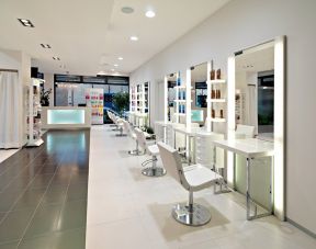30平米美发店装修图 小美发店装修图片