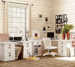 现代简约简单办公室书柜装饰