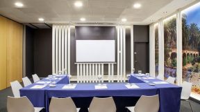 会议室装修效果图 小型会议室布置装修效果图片
