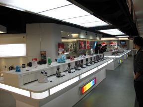 苹果店面吊灯装修效果图片