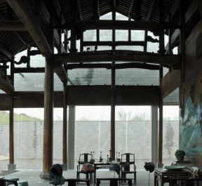 会所中式 木屋图片