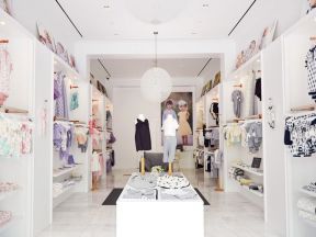 外贸童装店面简装修效果图 