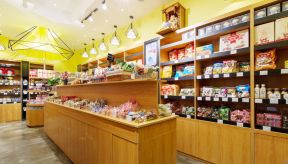 零食店货柜装修效果图图片
