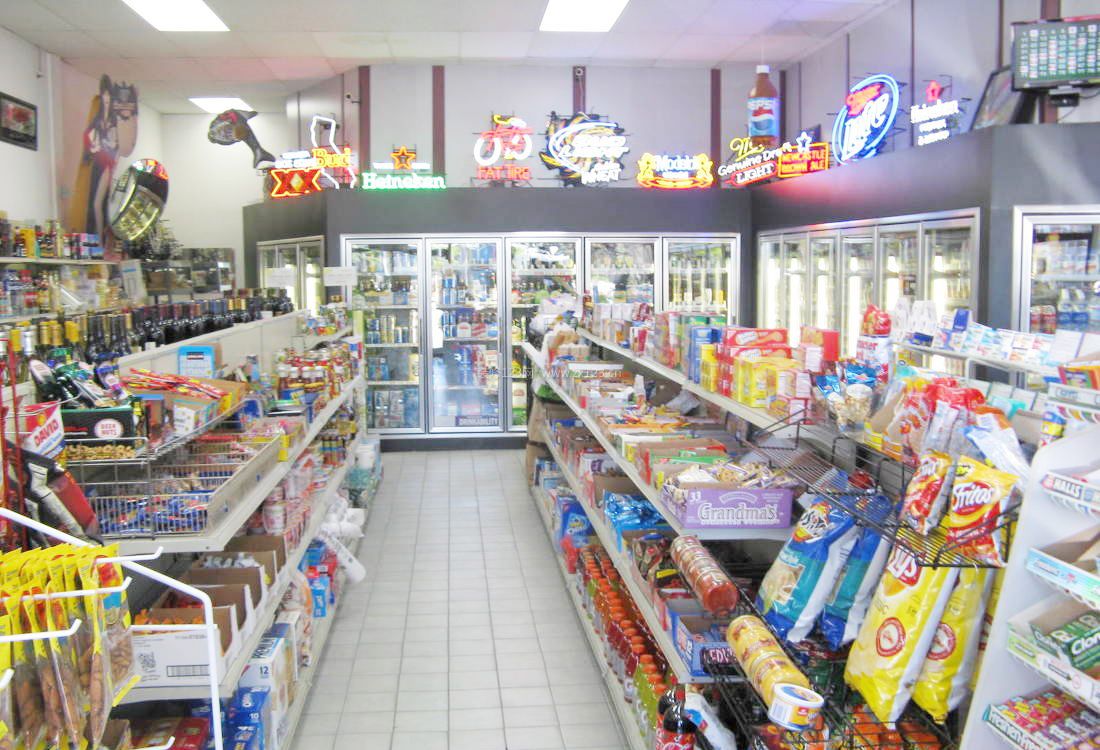 711便利店超市货架装修设计图片 