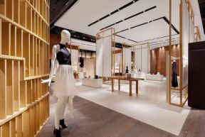 合肥服装店室内吊顶装潢设计实景图