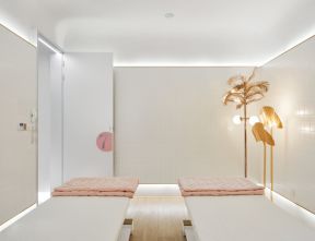 杭州美容院房间简约风格设计装修实景图