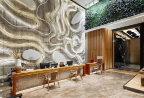 酒店前台效果图 酒店前台装修图 酒店前台装修效果图 
