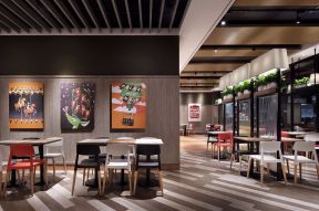 无锡商场快餐店门面装修图片欣赏2023