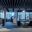 现代办公室创意办公区装修效果图片