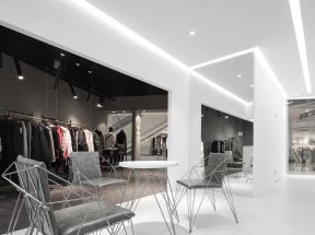 服装店装修效果图女装  服装店内部装修设计 