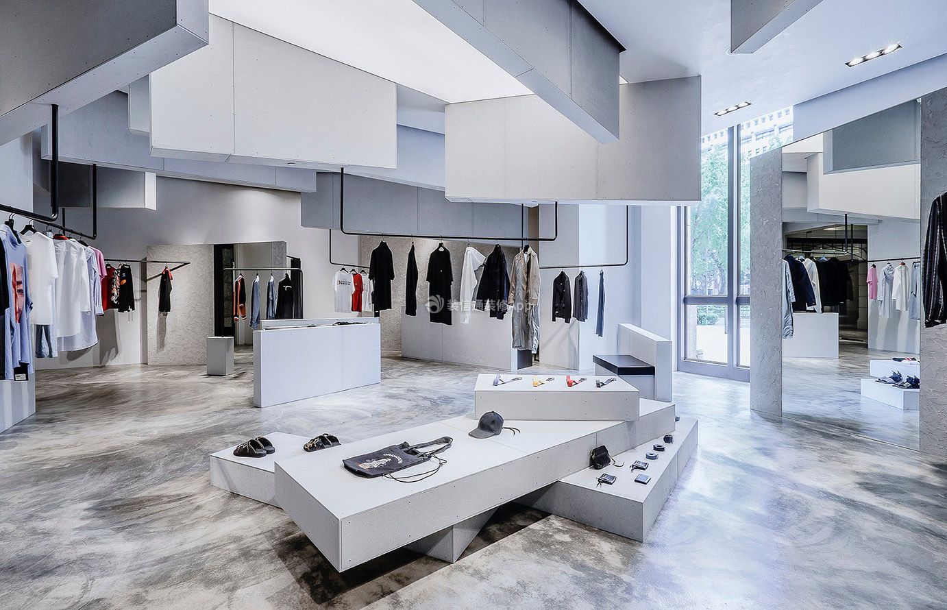 服装店内部陈列设计装修效果图大全