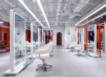 成都简约风格美发店装修实景图