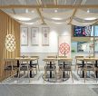 快餐店大厅装修布置效果图2023