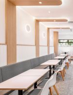 2023简约时尚快餐店装修效果图
