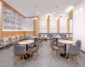 快餐店装修图片效果图 快餐店装修效果 快餐店装修设计图