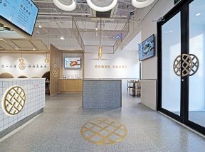 2020快餐店门面装修效果图 2020快餐店效果图