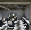 小型理发店灯光设计效果图片