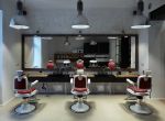 小型理发店门面创意装修效果图片