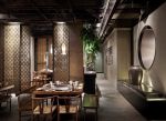 深圳火锅店面隔断装修设计图
