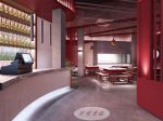深圳特色火锅店收银台装修效果图