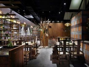 火锅店内部装修图片 火锅店装修案例图片