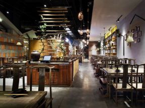 火锅店装修风格效果图  火锅店设计装修效果图