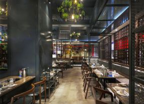 无锡餐饮饭店大厅装修设计实景图