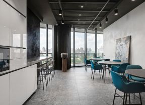 东莞地产公司办公室茶水间装修设计图