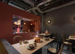 小型火锅店装修设计 小型火锅店装修图片